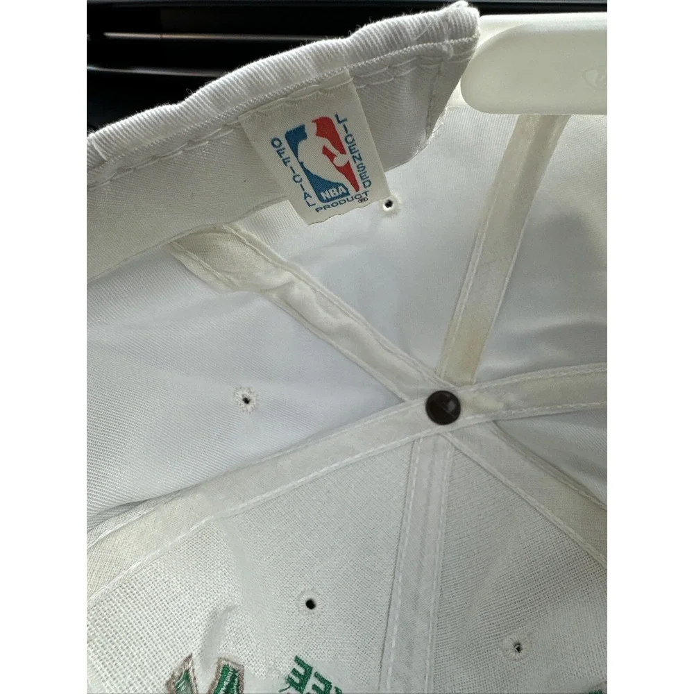 Vintage‎ Milwaukee Bucks Sports Specialties NBA Basketball White Hat Script RARE